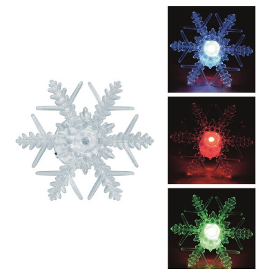 Large snowflake decoration with led